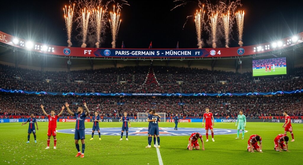 Paris Saint-Germain Outlasts Bayern Munich in Wild 9-Goal Champions League Semifinal Thriller