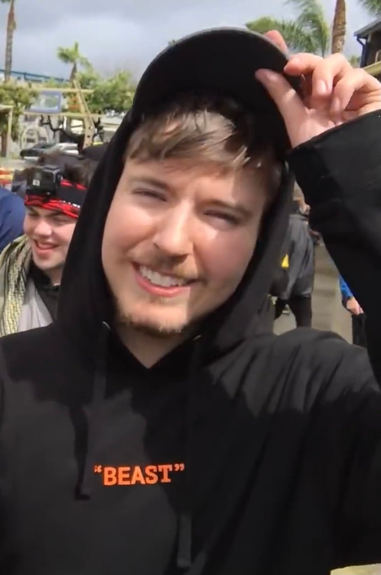 Contestants on the set of Beast Games, MrBeast's competition series on Amazon Prime Video
